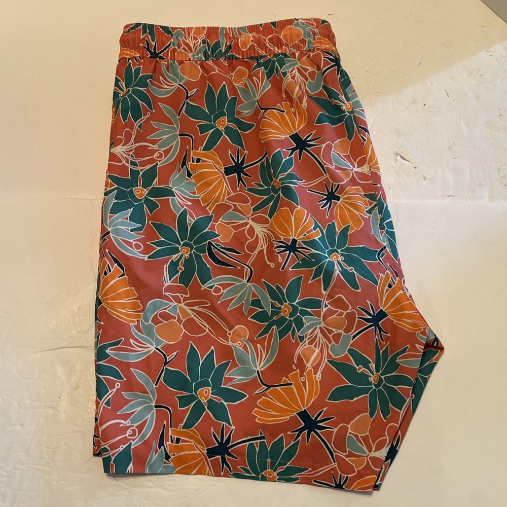 Goodfellow & Co. Men's XXL Floral Print‎ Swim Shorts with Boxer Brief Liner 7" - Picture 4 of 9